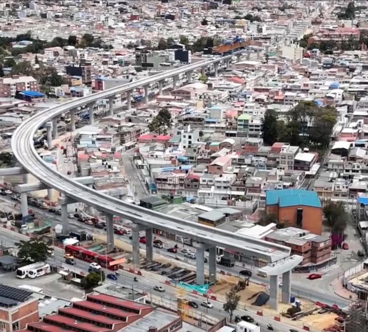Qué bonito se va a ver el Metro de Bogotá 💛❤️