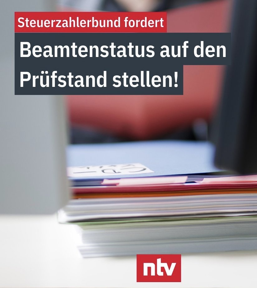 Der Bund der Steuerzahler fordert, den Beamtenstatus in Deutschland auf den Prüfstand zu stellen, da die hohen Kosten, insbesondere durch Beamtenpensionen, die öffentlichen Haushalte stark belasten. Präsident Reiner Holznagel kritisiert die „XXL-Beamtenverhältnisse“ und schlägt
