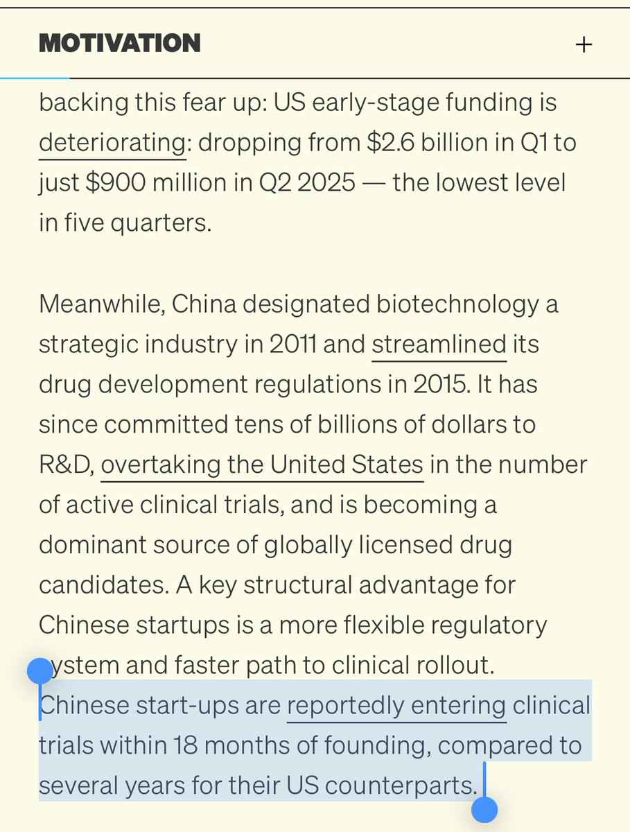 Not enough people are aware that China is starting to eat our lunch on biotech innovation.

Massive change in just the last decade: