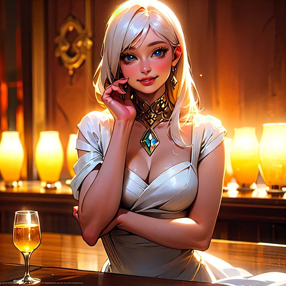mohamin17275065's tweet image. Wine O’Clock
Velvet light, quiet clink, a glass that tastes like night.
ビロードみたいな灯り、そっと鳴るグラス。今夜の味は、少し大人。
#WineNight #BarAesthetic #Elegant #AnimeArt #Illustration #AIart #EveningMood