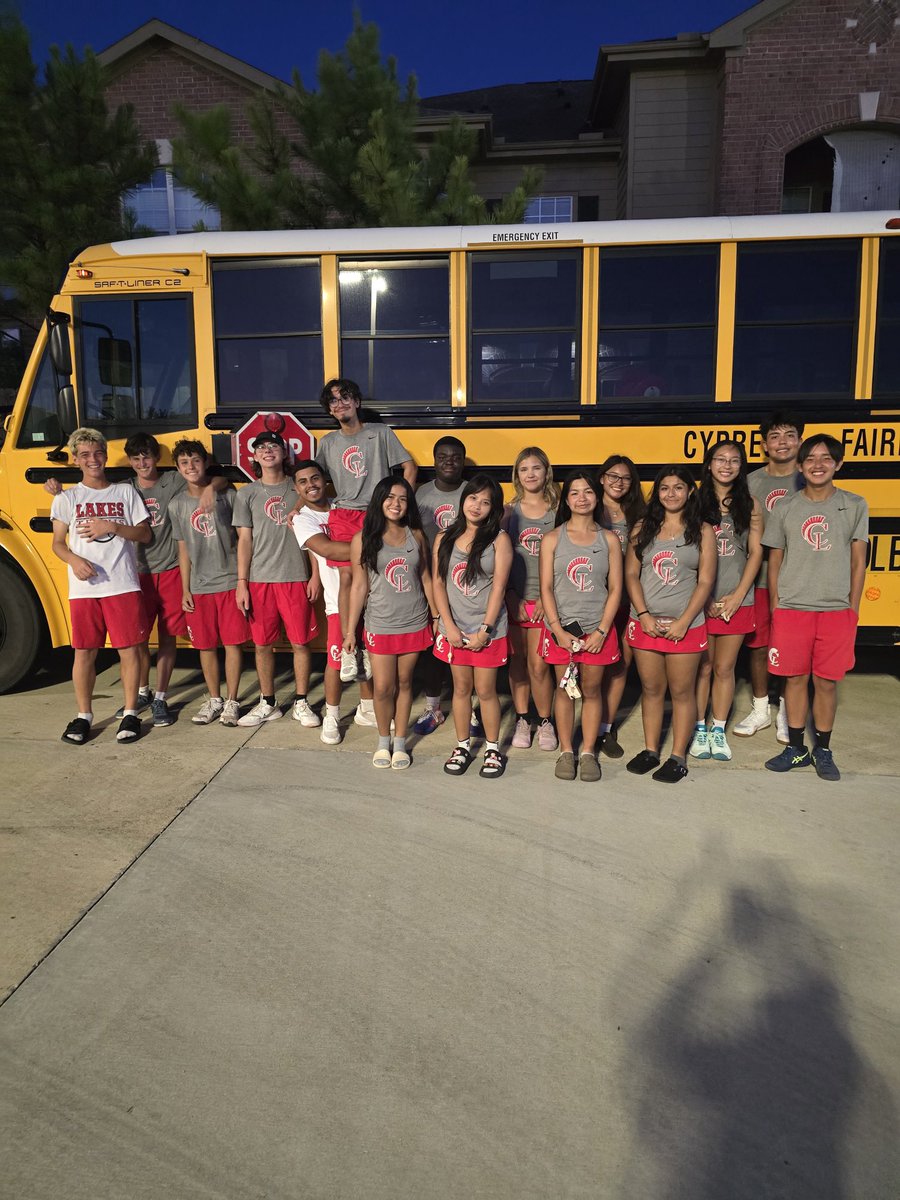 Congrats Varsity Tennis after battling the heat and Cy Falls and coming out victorious!  #lakes_athletics