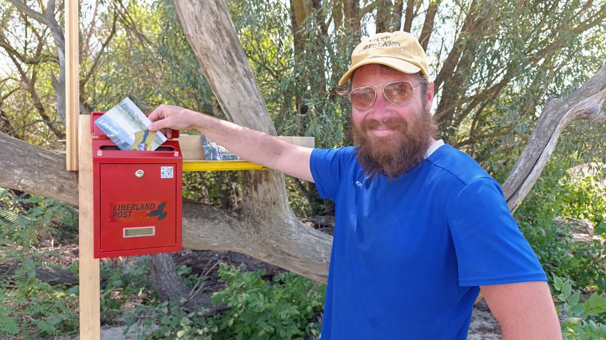 LiberlandPO's tweet photo. The Liberland Post Office now operates on Liberty Island in Liberland. https://t.co/nzcASW1EgQ