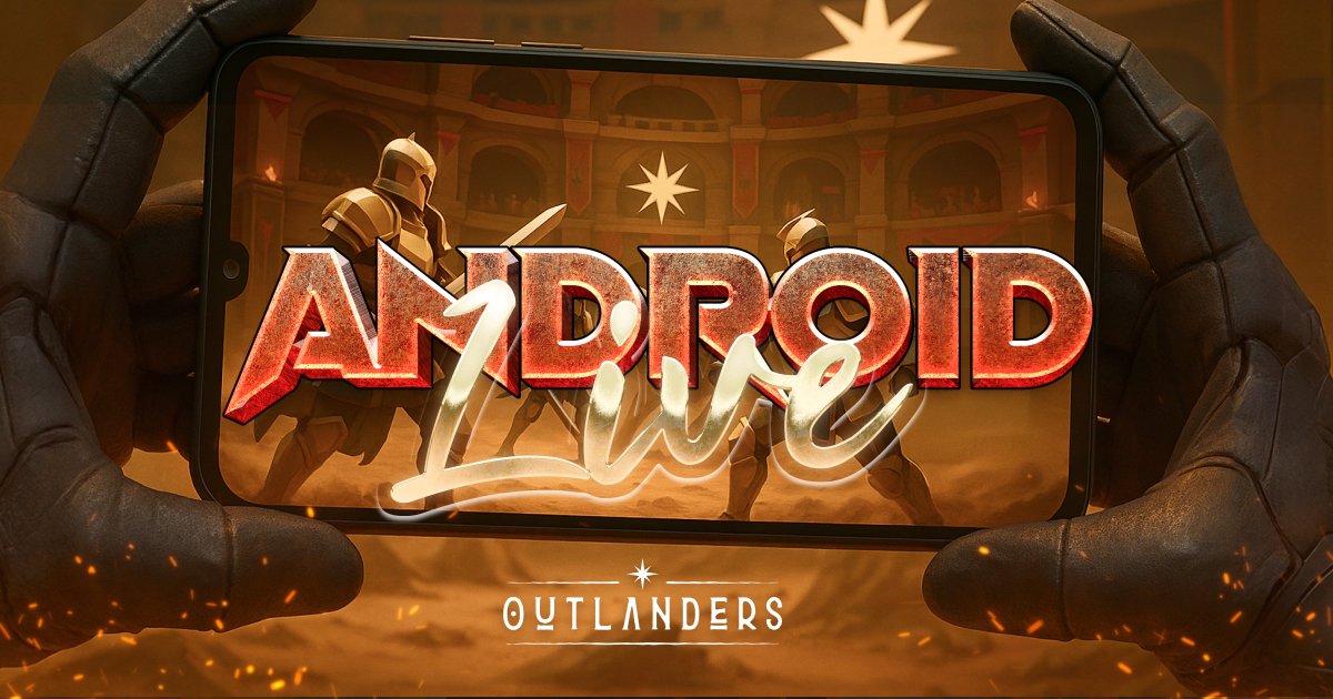 ⚔️ Outlanders Has Landed on Android! 📱🔥

Outlanders is now LIVE on <a href="/GooglePlay/">Google Play</a>!

Jump in today and experience the most thrilling crypto MMORPG in the space:

🎮 play.google.com/store/apps/det…

This is only the beginning of the $LAND revolution, the best is yet to come. Get ready to go