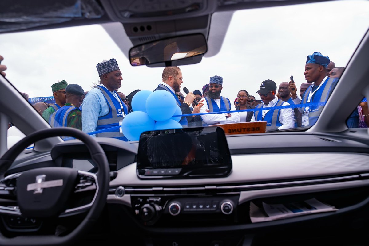 KSHalilu's tweet image. An average Nigerian driver spends over 40% of daily earnings on fuel, one of the highest in the world. Imagine cutting that by half, while reducing emissions and extending engine life.

That’s the vision behind the @NASENIHQ–Portland Daughter Station, launched in Kubwa alongside…