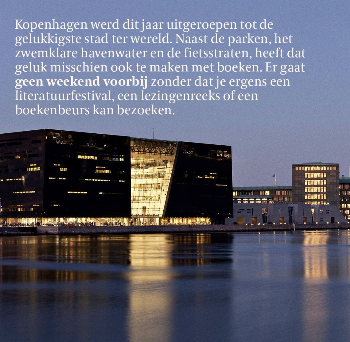 In #DeTijd👇👇👇
#Kopenhagen #boeken #geluk
