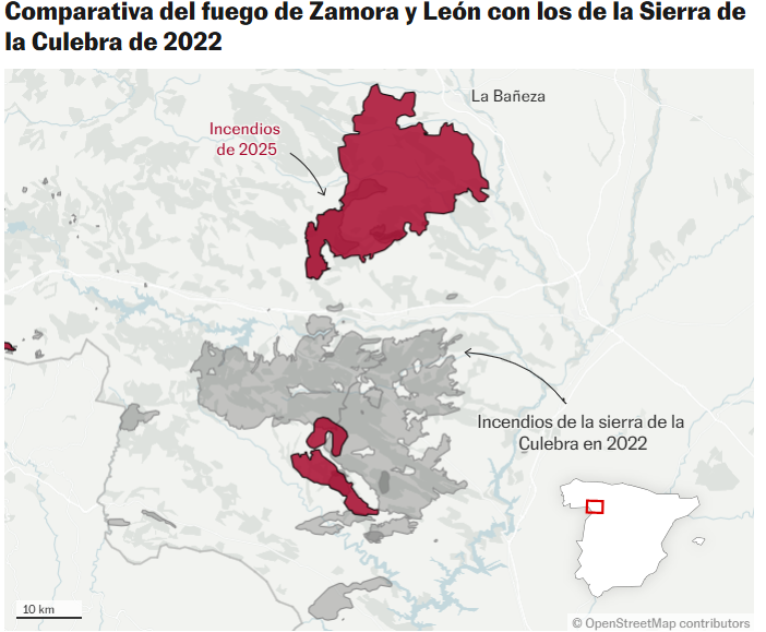 Jgalancb's tweet photo. Los mapas satelitales y los gráficos, con la explicación desarrollada y otras comparativas, en una pieza exprés gracias a las pistas de @eforestal, con  @sepirdata  en @el_pais https://t.co/IIbwKcu3u4