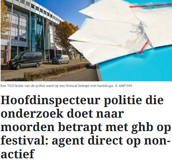 Teamleider politie rijdt in dienstauto naar festival en denkt dat hij drugs dan niet hoeft te verstoppen.. 🤨archive.is/hStv5 🤦‍♂️ #politie #drugs