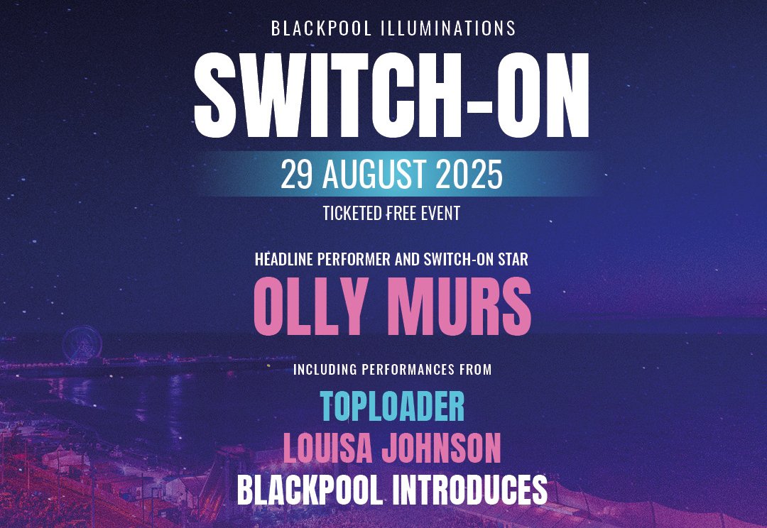 SUCCESSFUL SWITCH-ON ENTRIES

Wow! We had over 160,000 tickets requested for this year’s Switch-On ballot.

We are now in the process of sending out emails to the successful entrants TODAY. Keep an eye on your emails!

There will be a live screening zone on the promenade,