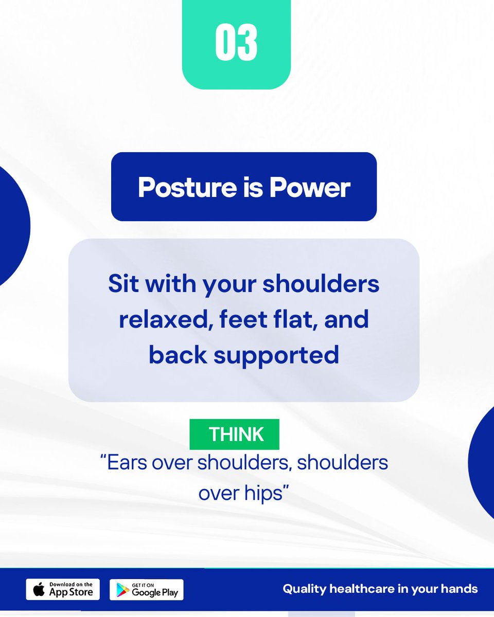 Tech neck is NOT a badge of hard work📱💻 

It’s a sign your neck is begging for mercy
Swipe to learn quick, simple tips to keep your posture (and spine) in check even during the busiest workdays
Your future self will stand tall and thank you! 💪

#techneck #workwellness