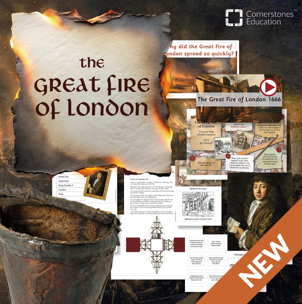 We have four new history projects available on Maestro. What makes them different? Knowledge and Creativity have collided together in a series of smaller projects perfect to fit into half a term. Find out more 👉 zurl.co/z3eM7

Our first: The Great Fire of London (Y1) –