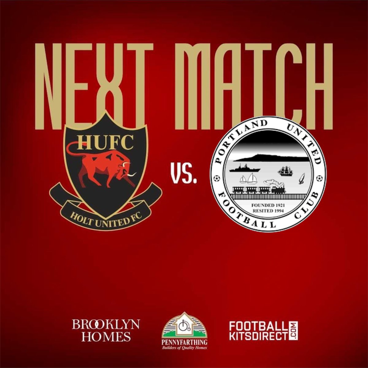 Holt United FC (@holtutd_fc) on Twitter photo All eyes on saturday as we are home to <a href="/PortlandUnited/">Portland United FC</a> Reserves
#UpTheBulls
<a href="/UltiFootNet/">Ultimate Football Networks(UFN)</a> <a href="/groundhopp/">stormport</a> <a href="/mikerobins97/">Mike Robins</a> <a href="/bigmattp/">Matt</a> <a href="/PortlandUnited/">Portland United FC</a> <a href="/swsportsnews/">South West Sports News</a> All eyes on saturday as we are home to <a href="/PortlandUnited/">Portland United FC</a> Reserves
#UpTheBulls
<a href="/UltiFootNet/">Ultimate Football Networks(UFN)</a> <a href="/groundhopp/">stormport</a> <a href="/mikerobins97/">Mike Robins</a> <a href="/bigmattp/">Matt</a> <a href="/PortlandUnited/">Portland United FC</a> <a href="/swsportsnews/">South West Sports News</a>