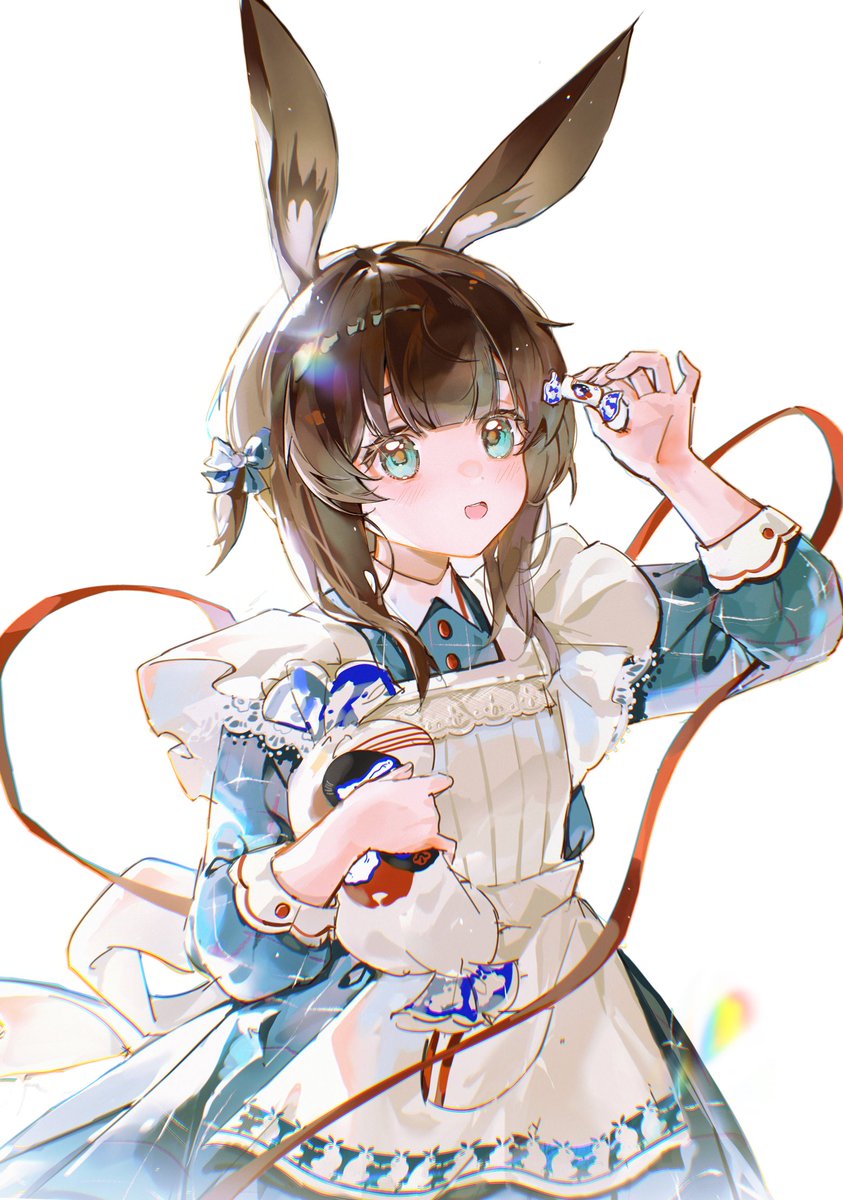 shixuzhong's tweet photo. 我画了大白兔奶糖阿米娅，想要收获更多朋友和转发，非常感谢！
#明日方舟 #アークナイツ #Arknights #Amiya https://t.co/mkJkC3RRcc