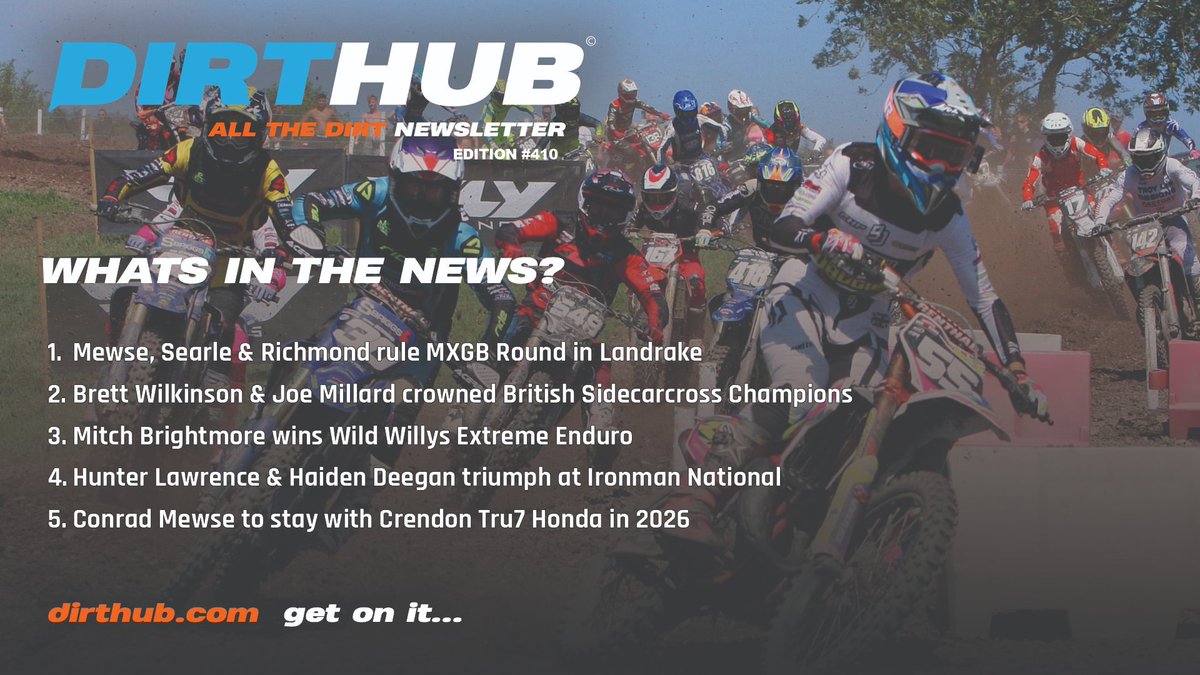 💥 The All the Dirt Newsletter edition 410 is here ⬇
➡ tinyurl.com/4h4mex4e

📸 Dave Rich