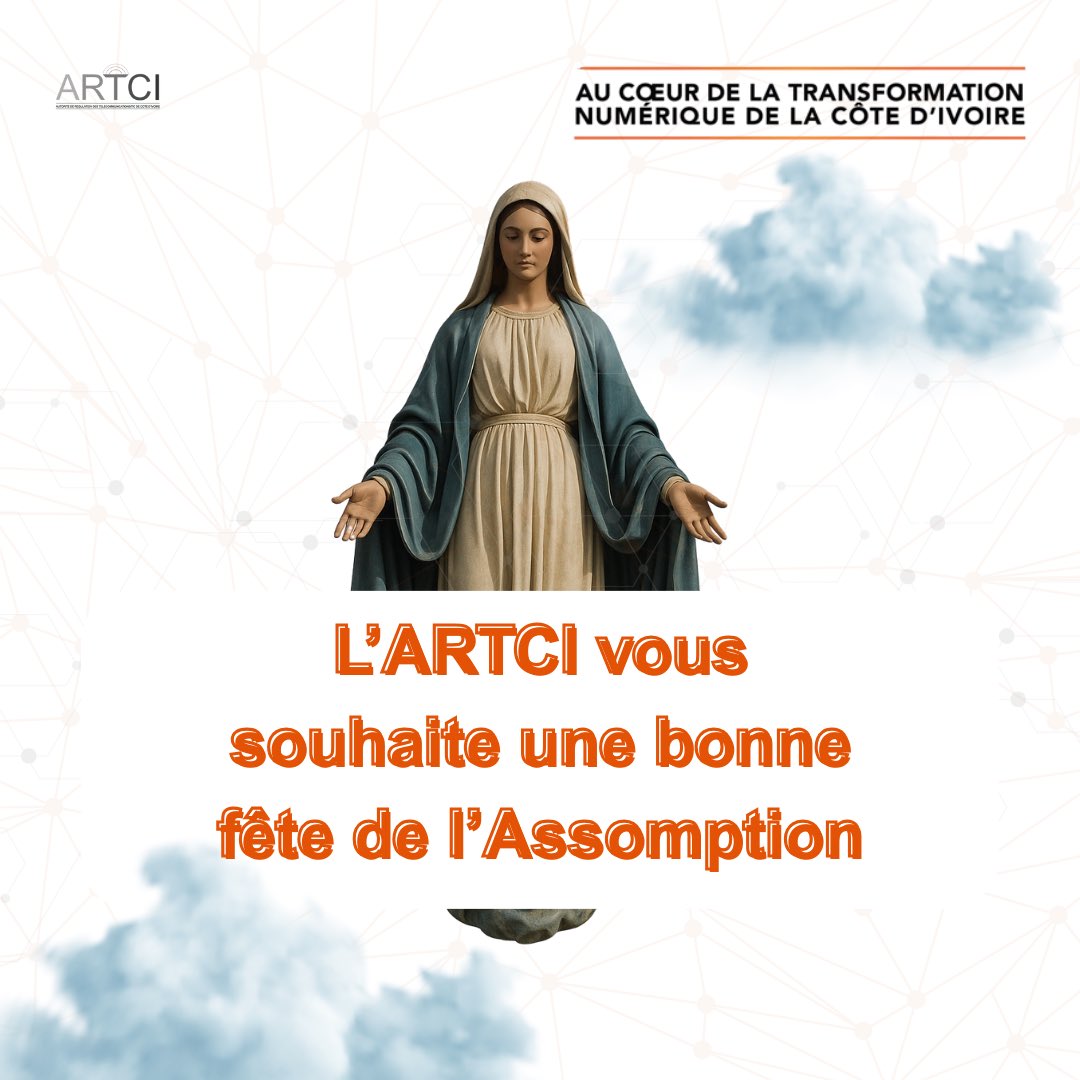 Nous vous souhaitons une bonne et sainte fête de  l’ Assomption ✨