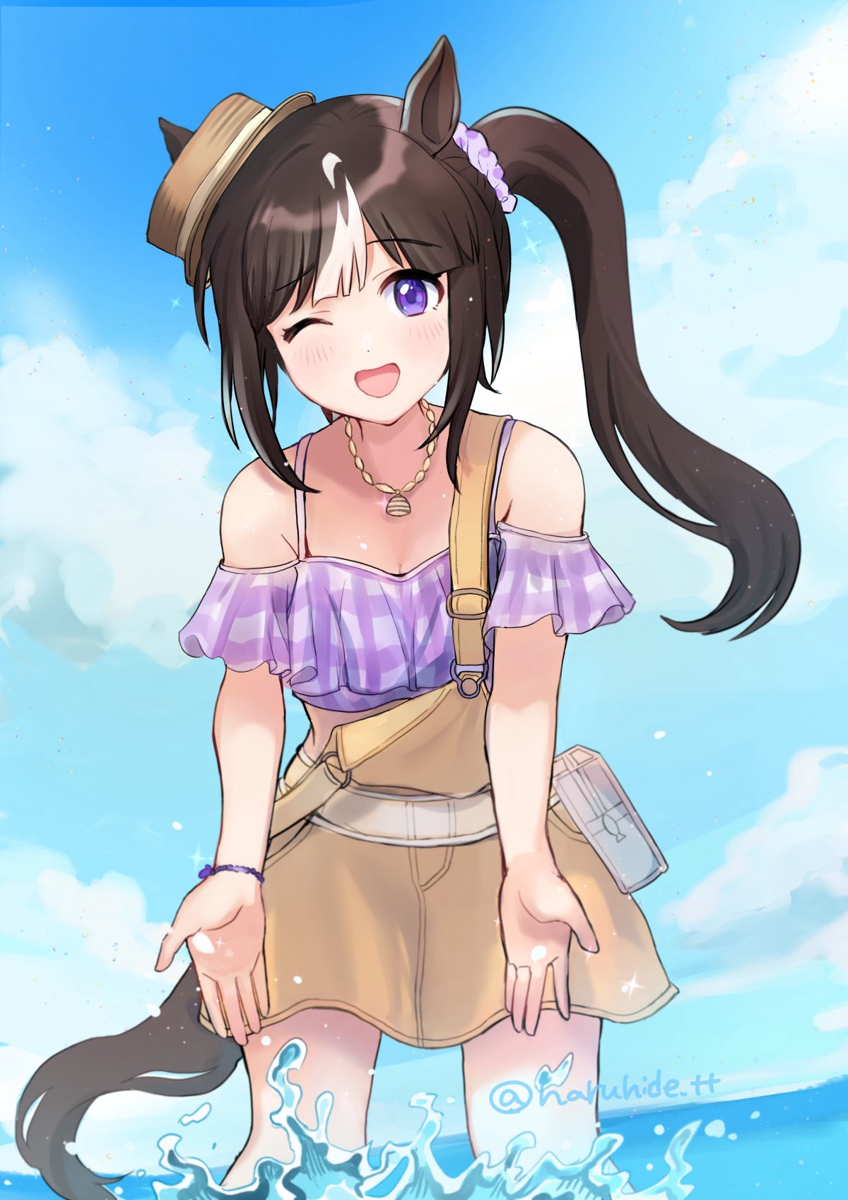 アニメ風手描き水着イラスト イラスト】水着イラスト描く 20250817【Clip studio paint