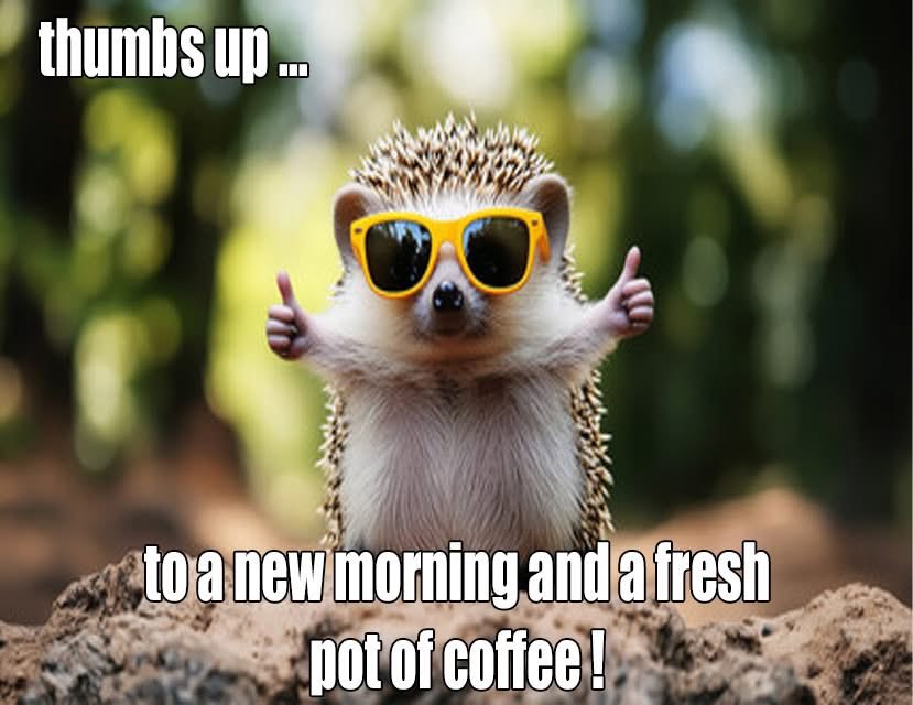 Good morning 🦔☕️🇺🇸⛅️🕶️ Happy Friday 🙌🏼💖