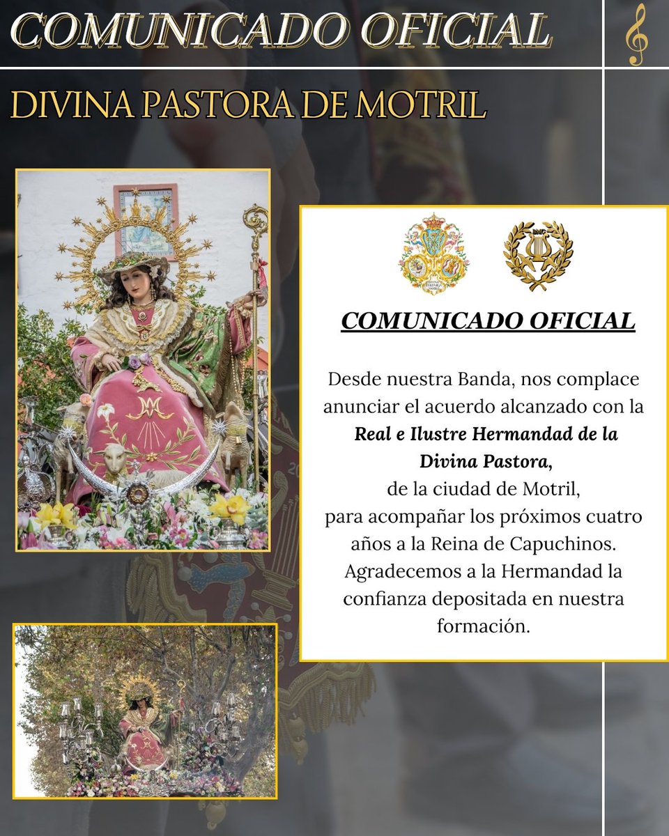 ❇️𝑪𝑶𝑴𝑼𝑵𝑰𝑪𝑨𝑫𝑶 𝑶𝑭𝑰𝑪𝑰𝑨𝑳
<a href="/pastoramotril/">Divina Pastora de Motril</a>