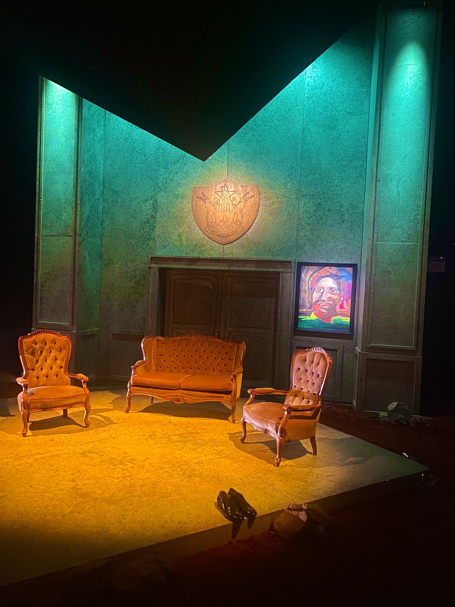 MichConstant's tweet photo. There are only a few days left but if you can get to #BreakfastwithMugabe at @MarketTheatre you should go. An insightful, disturbing, brilliantly performed work about the politics of Grace and Robert Mugabe. Well done @CalvinRatladi @StandardBankArt https://t.co/hbd2THo2ts