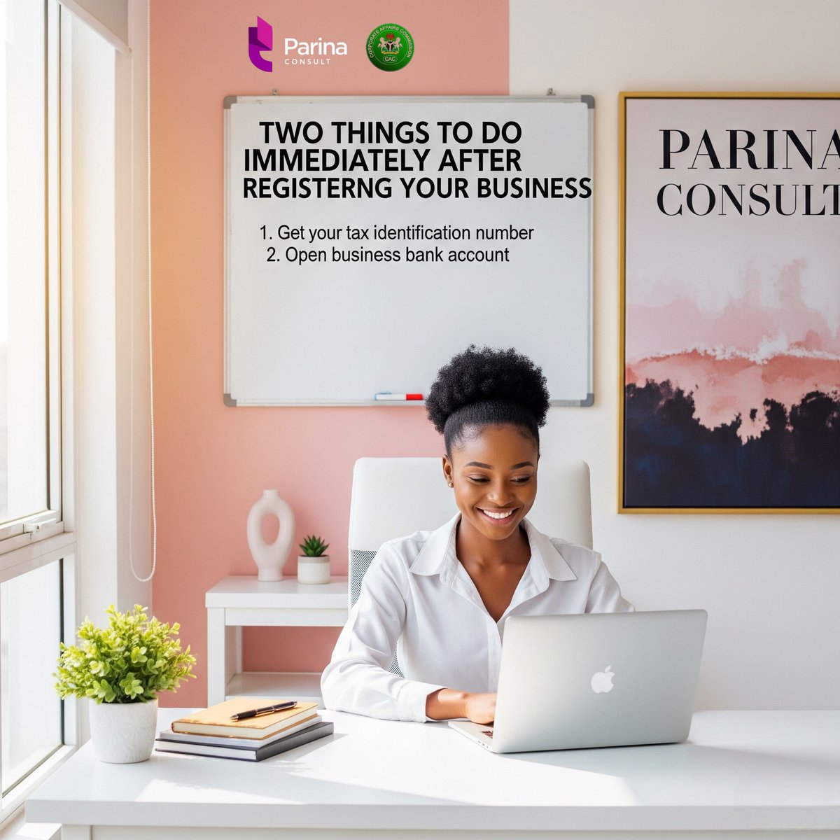 parina_consult's tweet photo. Small Step, Big Impact
Two things to do immediately after registering your business with Parina Consult.

#parinaconsult #businessowner #businessopportunity #BusinessGrowth  #IndependenceDay2025 #IndependenceDay #LokeshKanagaraj #paofc #eplisback https://t.co/leVLQXi9u1