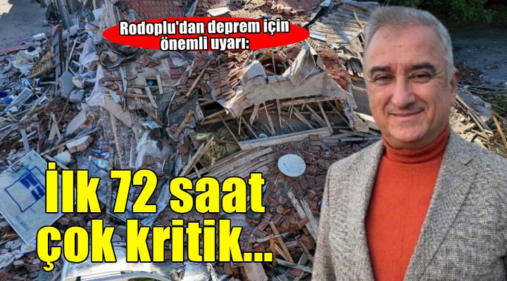sonkaleizmir's tweet image. Rodoplu: Depremde ilk 72 saat çok kritik' 

sonkaleizmir.com/haber/Rodoplu-… 

#deprem #arama #kurtarma #herkesiçinsağlık #
