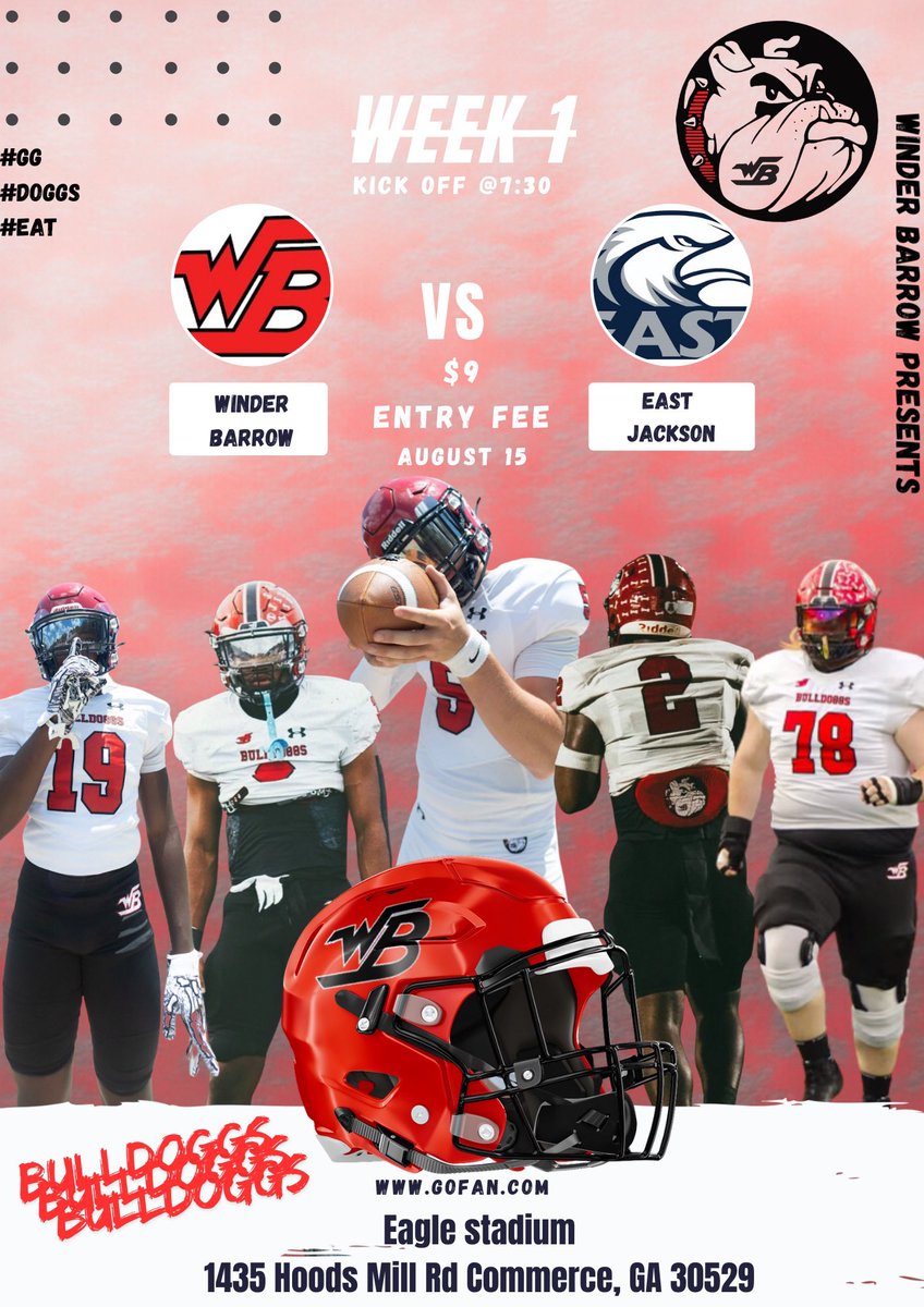 Coach_Pickett4's tweet photo. It’s Friday which means it’s GameDay! This one counts let’s go hunting tonight Bulldoggs. The show begins at 7:30pm 🔴⚫️

@emanrobinson19 
@Mj_Dowdy 
@HarrisonRaley 
@ZayMccoy2 
@T_J_L_A_N_E https://t.co/hBPdfXUweW
