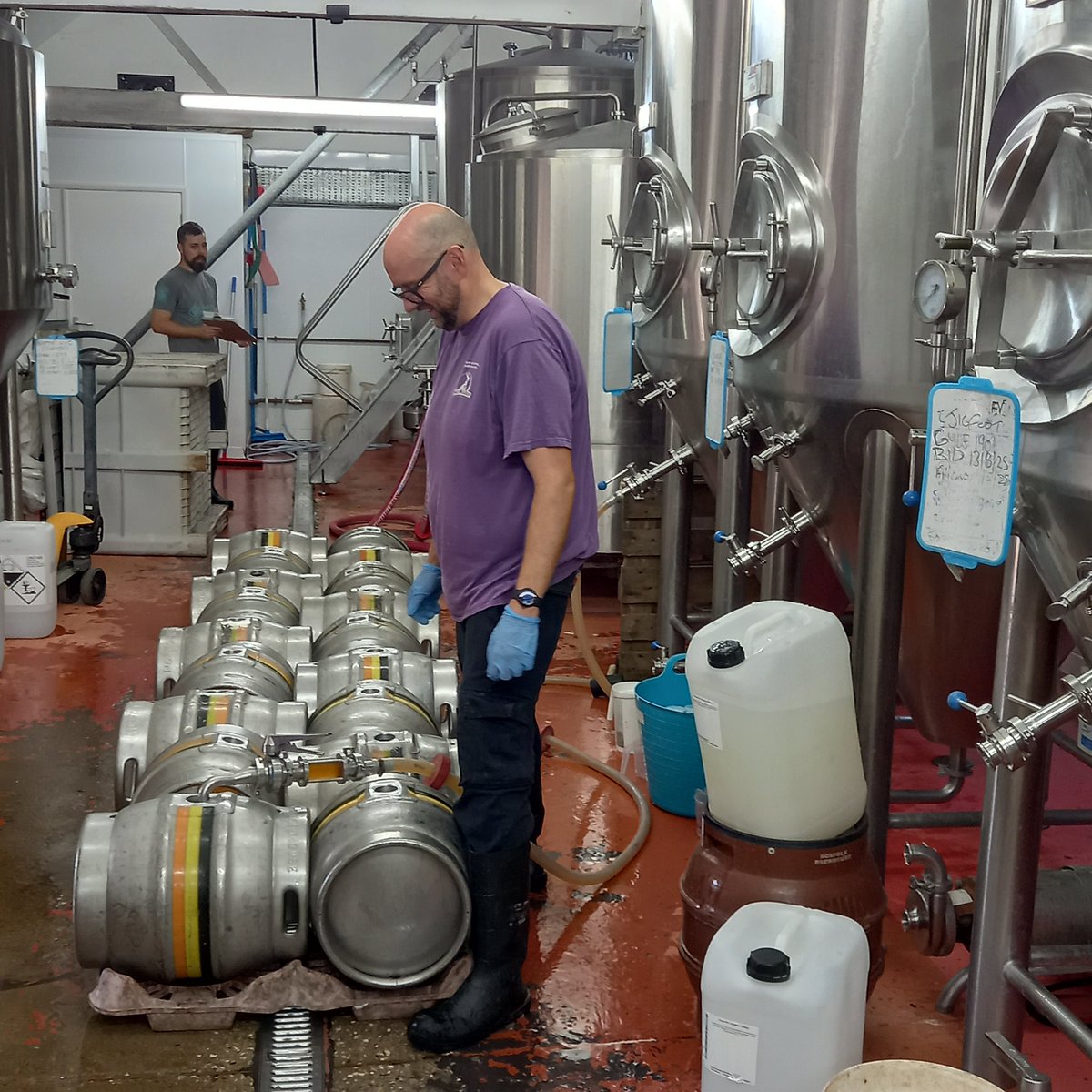 We fill the casks, you drink the beer, we  fill the cask, you drink the beer...and so it goes on. Thanks to your amazing support, its hard work as a small team filling nearly 200 of these heavy things a week but worth it to see you enjoy the beer! Cheers