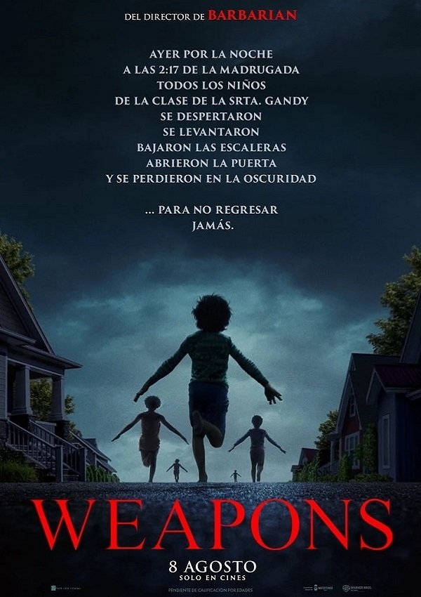 juancheca's tweet photo. No me esperaba que una peli como "Weapons" me iba a gustar tanto. Un "Rashomon" contemporáneo, inquietante y divertido. Junto a "Los Pecadores", una de las mejores películas del año. Y las dos de terror, oiga. Qué gran momento vive este género tan maltratado e infravalorado. https://t.co/IA4VH7eDmE