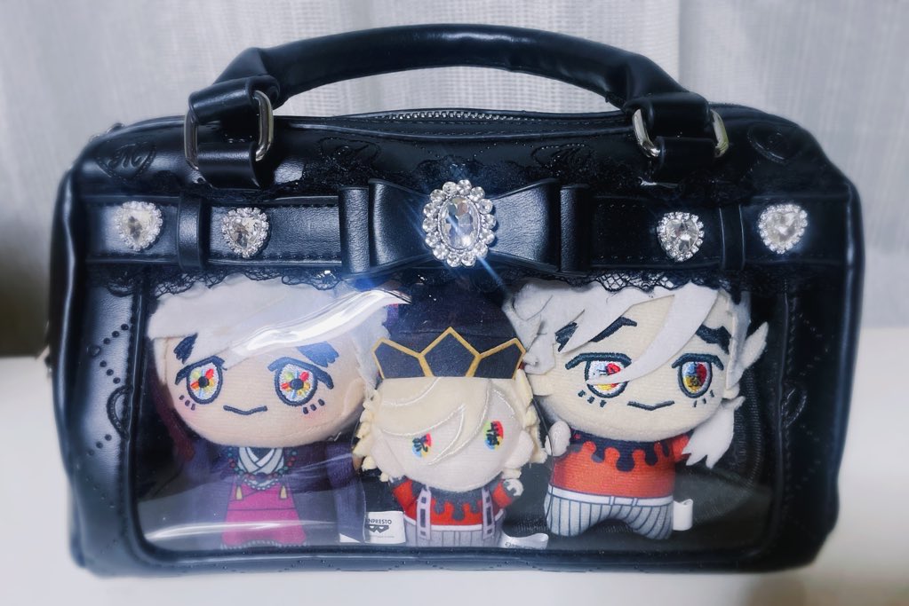 鬼滅の刃 無限城編 4DX楽しみ~👹⚔️ 童磨ぬい痛バにしたが可愛すぎる🌗🧊