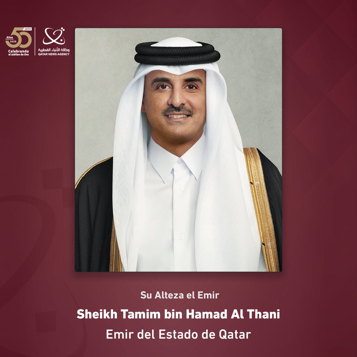 QNA_Espanol's tweet image. Su Alteza el Emir envía sus felicitaciones al Príncipe de #Liechtenstein con motivo del aniversario del Día Nacional de su país.
#QNA #Qatar
bit.ly/46U3KMJ