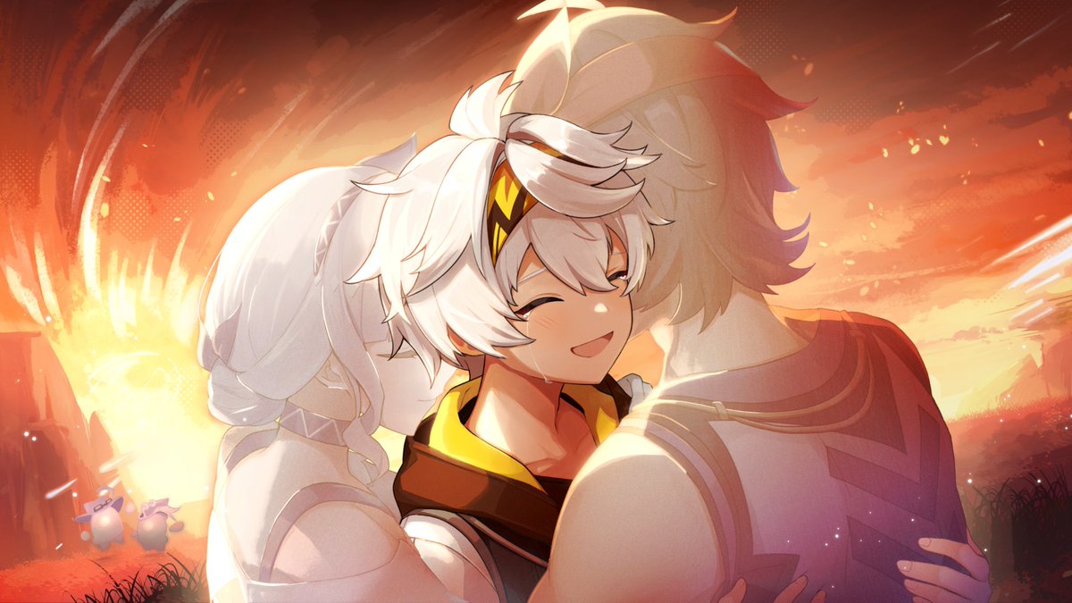 ¡Confíen en mí, mamá, papá! Algún día, ¡seré el aventurero más legendario de todo Teyvat!

¡Gracias a <a href="/Merry_San_Xmas/">メリーさん</a> por su increíble obra!

#GenshinImpact5ꓸ8 #Genshinfanart #Bennett #GenshinImpact