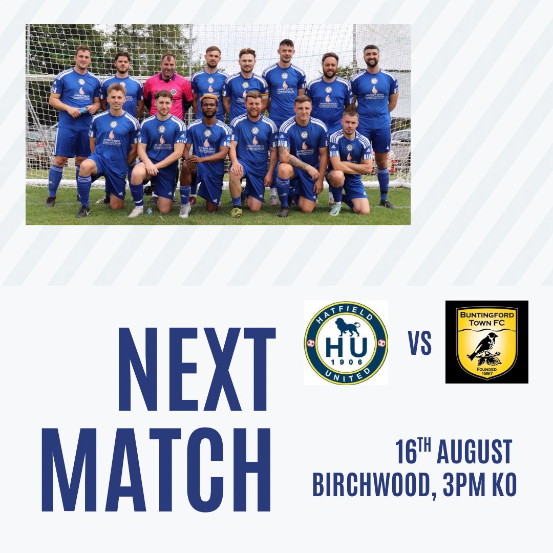 Tomorrow we host <a href="/BuntTownFC/">Buntingford Town FC</a> reserves as we look to put the embarrassment of Tuesday behind us! Come down to birchwood and support the boys on what looks like a cracking day for it ⚽️☀️