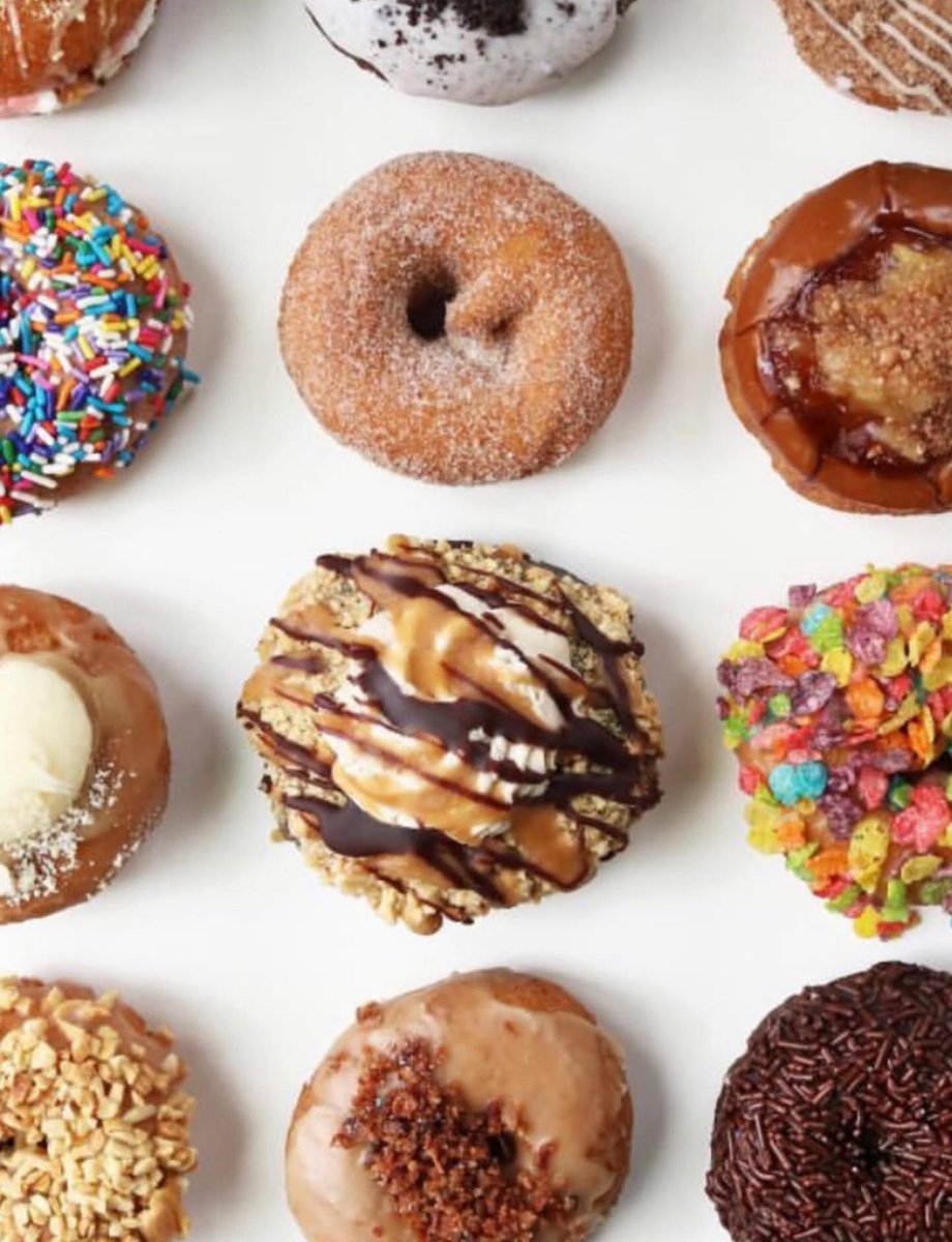 T.G.I.F. ~ Happy Friday ~ celebrate with donuts, coffee and great vibes 💫🕺💃