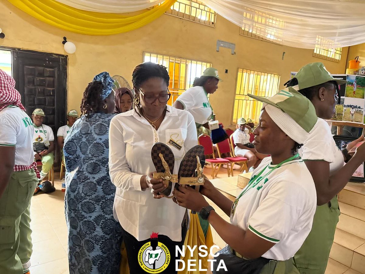 nysc360's tweet photo. 🎓 SAED Closing Ceremony – NYSC Delta 2025 Batch B Stream 1
Skills gained, dreams ignited — the journey to self-reliance continues! 💚🤍💛

#NYSC2025 #BatchBStream1 #NYSCDelta #SAED #ClosingCeremony #YouthEmpowerment #CorperLife #GreenWhiteGold #OneNigeria #NYSCExperience #SkillsForLife #ExplorePage #TrendingNow