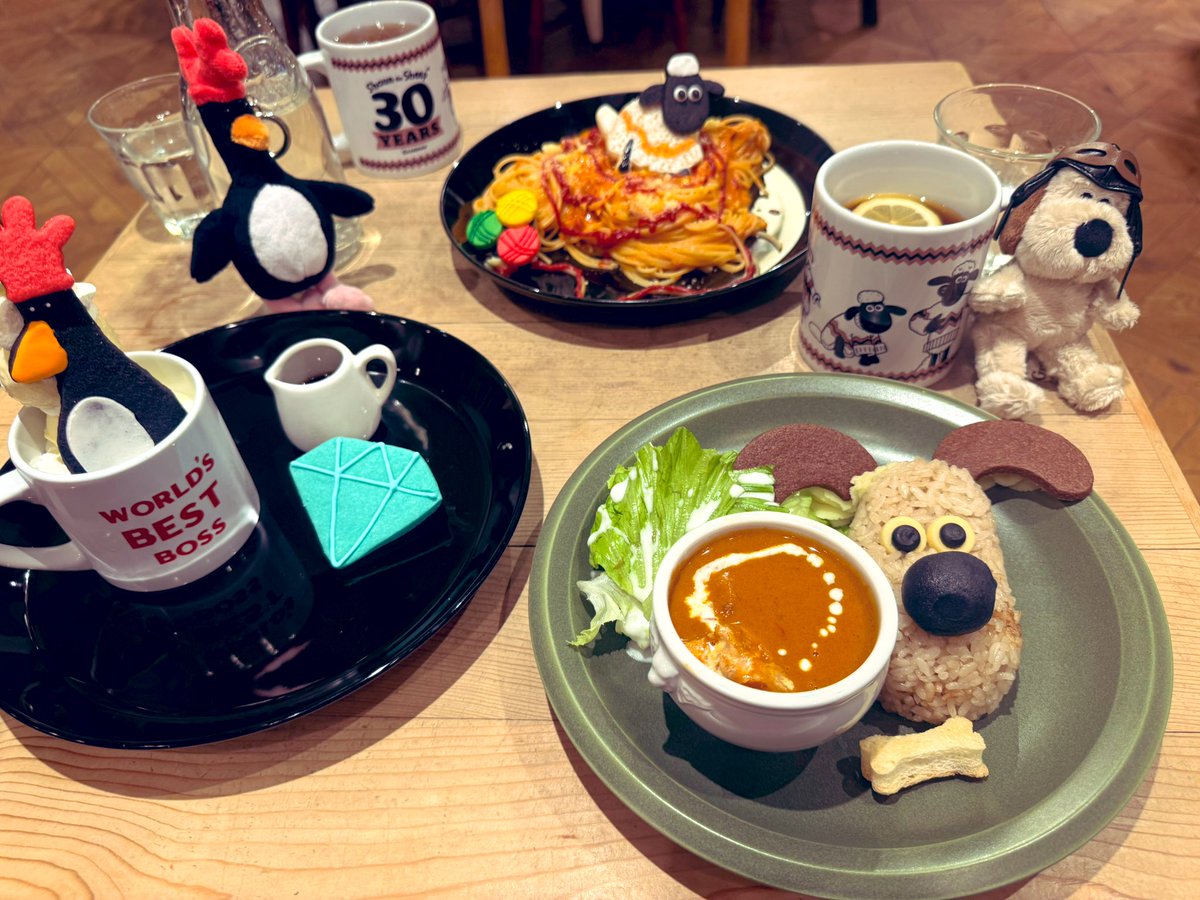 ウォレスとグルミットのテーブル ウォレスとグルミットのテーブル