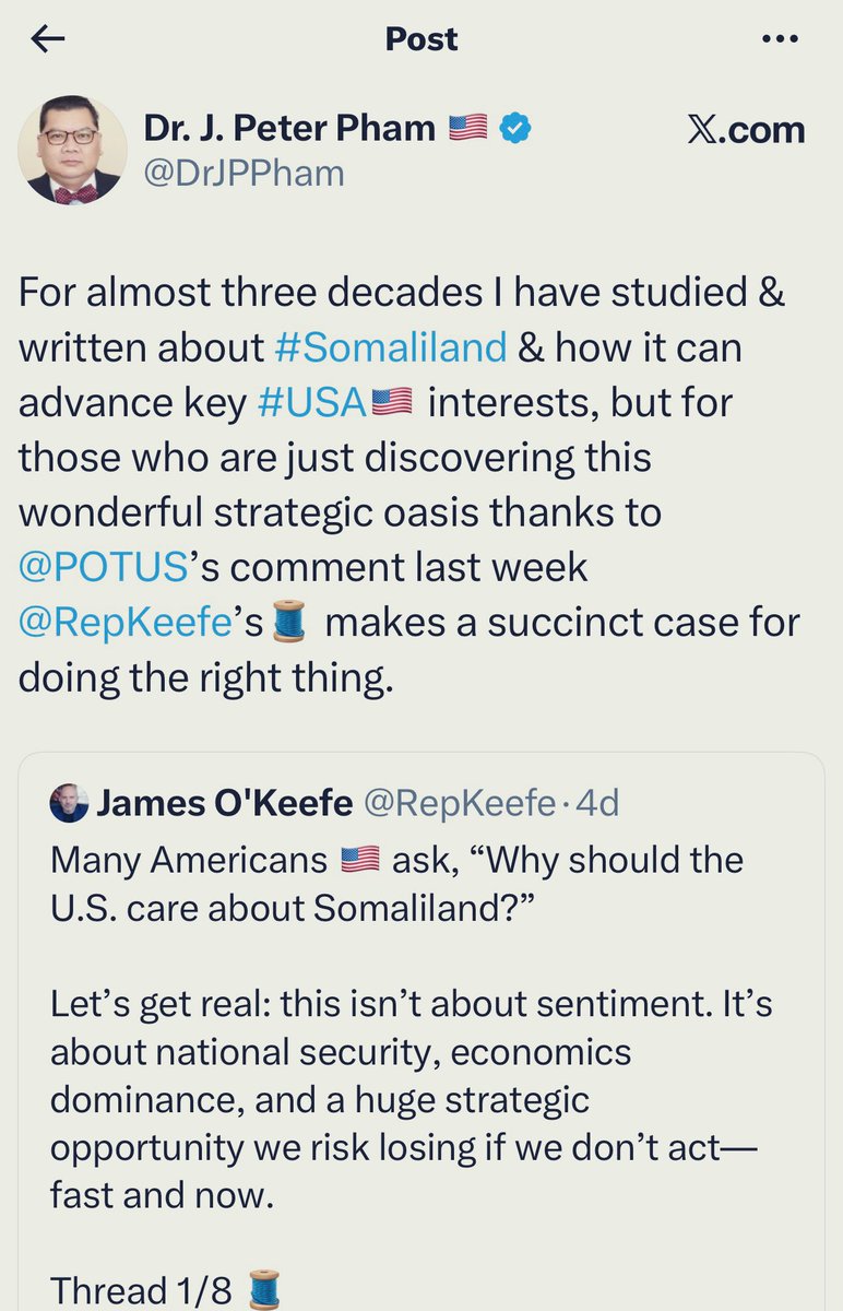 Hey <a href="/DrJPPham/">Dr. J. Peter Pham 🇺🇲</a>, <a href="/africasacountry/">Africa Is a Country</a> has exposed you for the fake man you are in their recent and fascinating profile of you — and the fact that you are quoting another imposter who claims he is MTG (<a href="/mtgreenee/">Marjorie Taylor Greene 🇺🇸</a>) of the great state of Georgia proves that you have no role in 🇺🇸 foreign