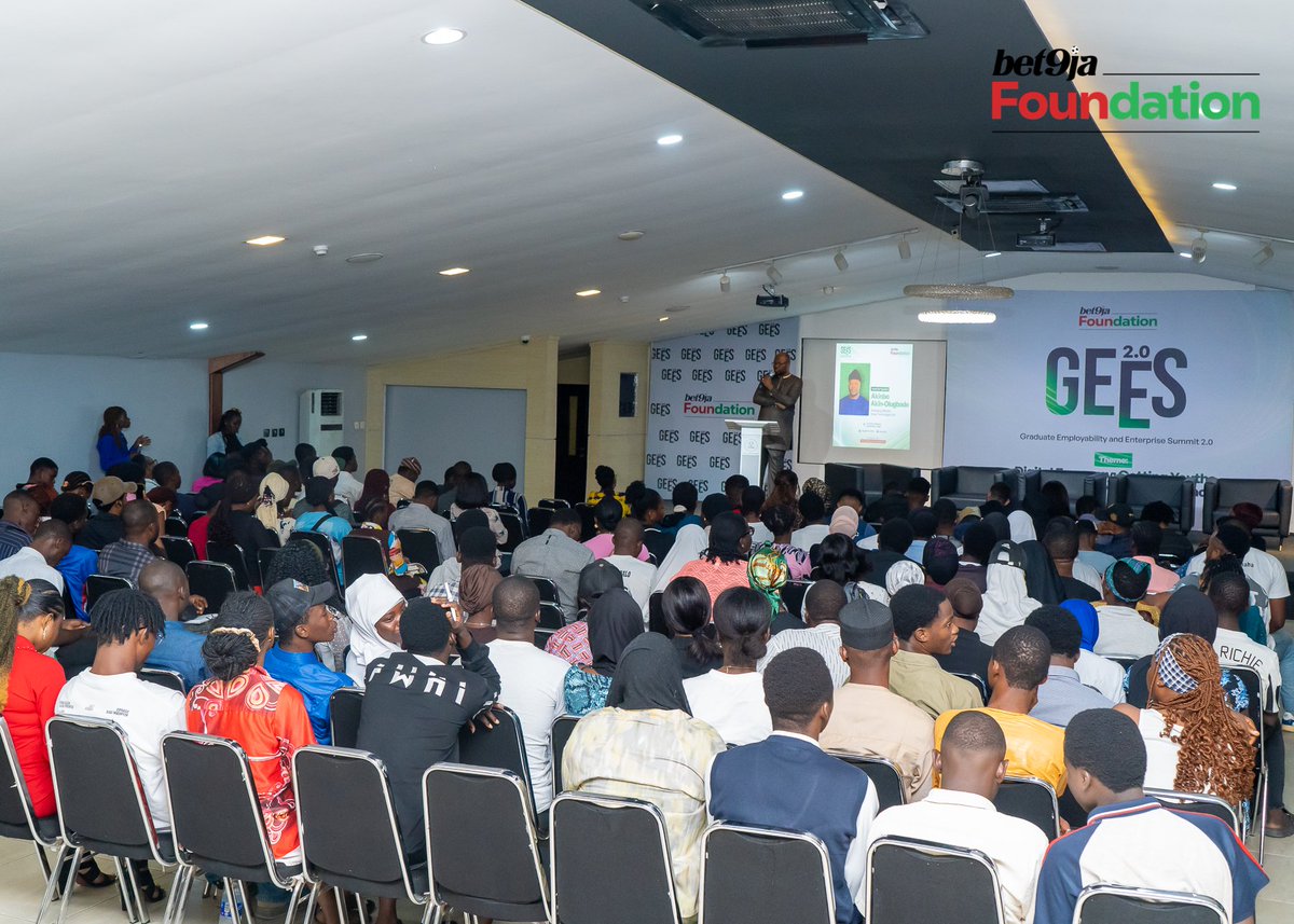 POOJA!!! (@poojamedia) on Twitter photo On Thursday, 14th of August, <a href="/Bet9jaFndation/">Bet9ja Foundation</a> hosted #GEES2025 in Lagos to prepare the youths of the opportunities in the digital economy. On Thursday, 14th of August, <a href="/Bet9jaFndation/">Bet9ja Foundation</a> hosted #GEES2025 in Lagos to prepare the youths of the opportunities in the digital economy.
