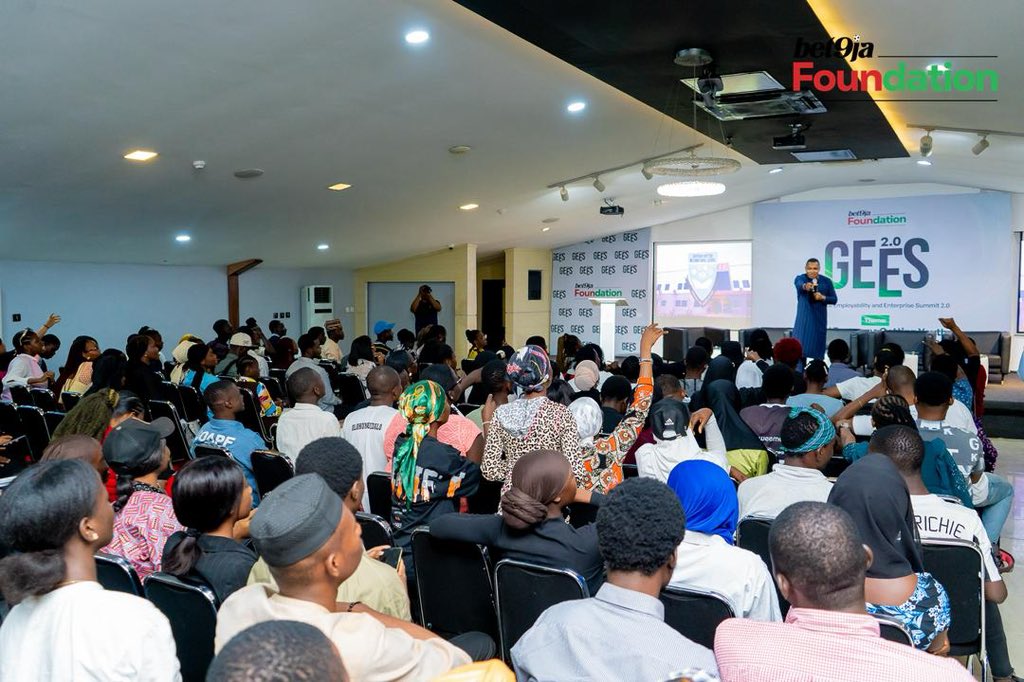 #GEES2025 was a BIG win off the pitch! Powered by <a href="/Bet9jaFndation/">Bet9ja Foundation</a>, the Digital Economy Edition connected young Nigerians with industry leaders &amp; life-changing opportunities. The future is here and it’s DIGITAL!

#TransformingLives #Bet9jaFoundation