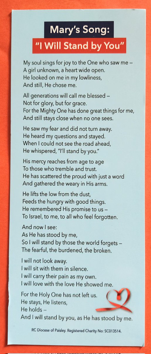 LOUDfenceUK (@asobocki) on Twitter photo The Diocese of Paisley produced these bookmarks for their LOUDfence. It seems appropriate on this feast day to share the Safeguarding Magnificat by Our Lady in collaboration with Sr Miriam <a href="/BirgitteUna/">Sr Miriam McNulty</a> and Chrissie Hynde and the Pretenders.
Happy Feast of the Assumption of the The Diocese of Paisley produced these bookmarks for their LOUDfence. It seems appropriate on this feast day to share the Safeguarding Magnificat by Our Lady in collaboration with Sr Miriam <a href="/BirgitteUna/">Sr Miriam McNulty</a> and Chrissie Hynde and the Pretenders.
Happy Feast of the Assumption of the