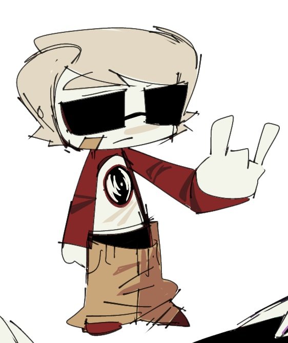 there's a white kid with baggy clothes acting like he's black