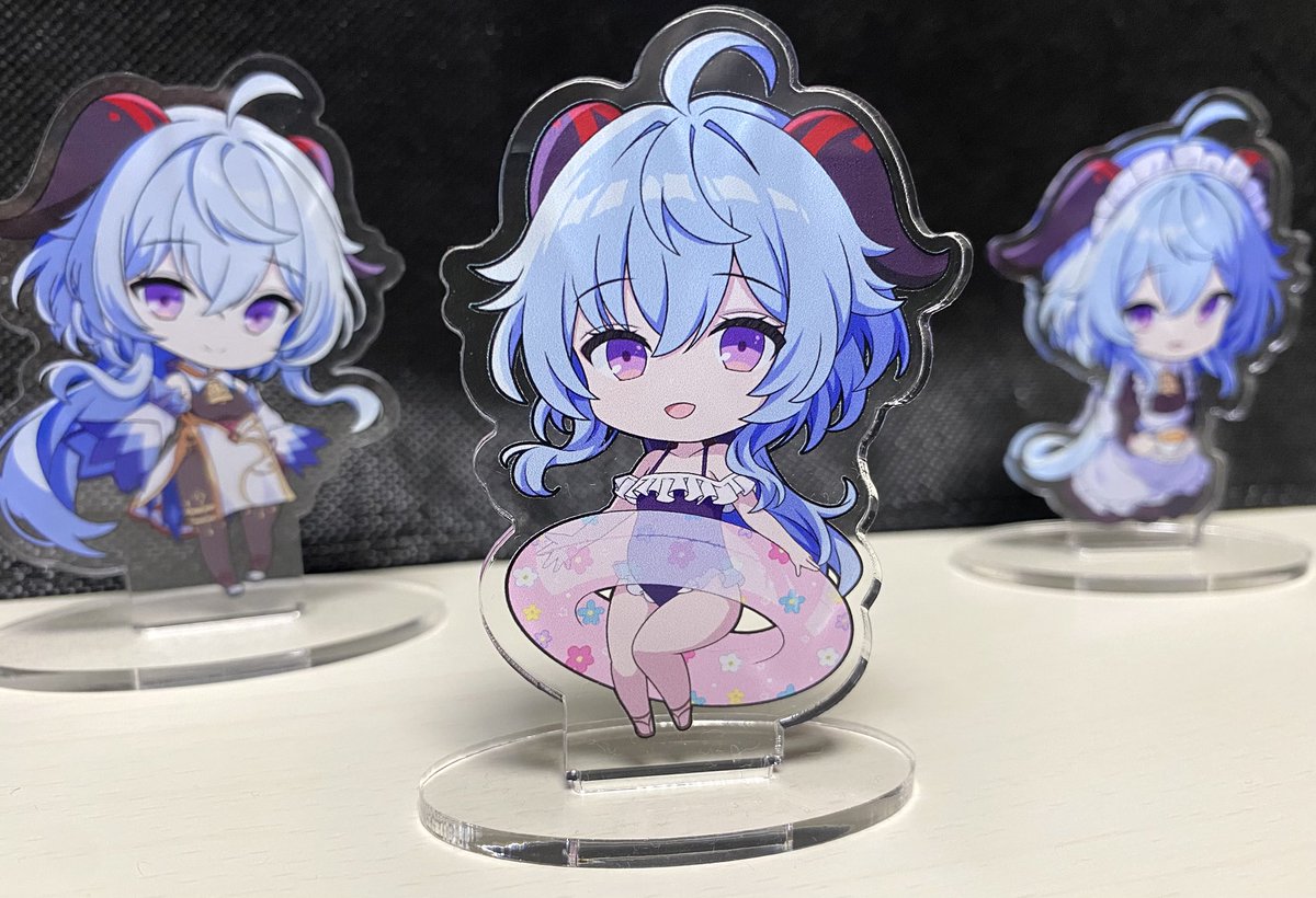 甘雨ちゃんのアクスタ良い感じ！