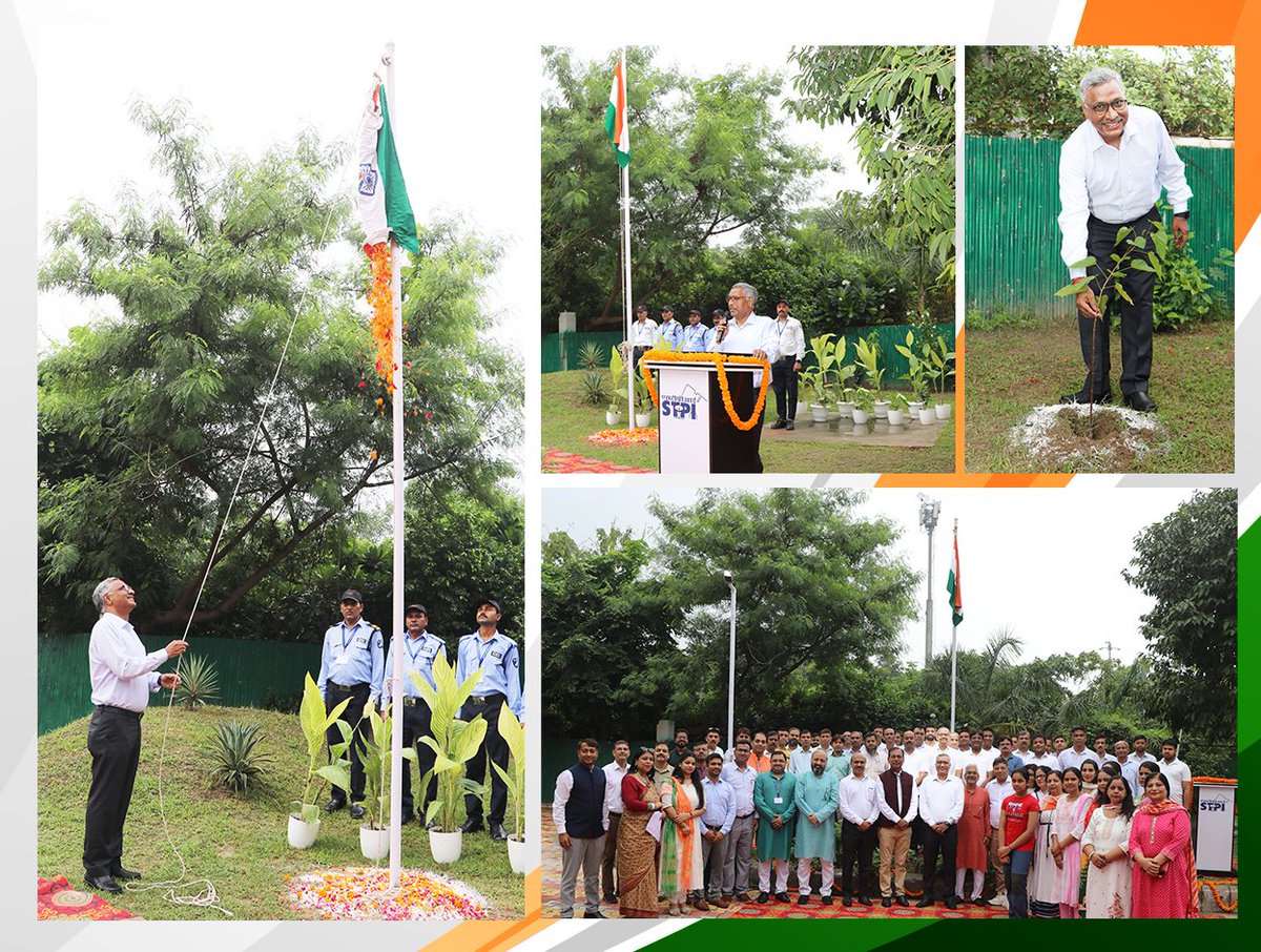 STPI (@stpiindia) on Twitter photo 🇮🇳 एसटीपीआई में 79वें स्वतंत्रता दिवस का उत्सव 🇮🇳
79वें स्वतंत्रता दिवस के अवसर पर सॉफ्टवेयर टेक्नोलॉजी पार्क्स ऑफ़ इंडिया (STPI) के महानिदेशक, श्री <a href="/arvindtw/">Arvind Kumar</a> ने STPI नोएडा कार्यालय में राष्ट्रीय ध्वज फहराया।
इस उपलक्ष्य पर उन्होंने सभी को हार्दिक शुभकामनाएं दीं और समाज के 🇮🇳 एसटीपीआई में 79वें स्वतंत्रता दिवस का उत्सव 🇮🇳
79वें स्वतंत्रता दिवस के अवसर पर सॉफ्टवेयर टेक्नोलॉजी पार्क्स ऑफ़ इंडिया (STPI) के महानिदेशक, श्री <a href="/arvindtw/">Arvind Kumar</a> ने STPI नोएडा कार्यालय में राष्ट्रीय ध्वज फहराया।
इस उपलक्ष्य पर उन्होंने सभी को हार्दिक शुभकामनाएं दीं और समाज के