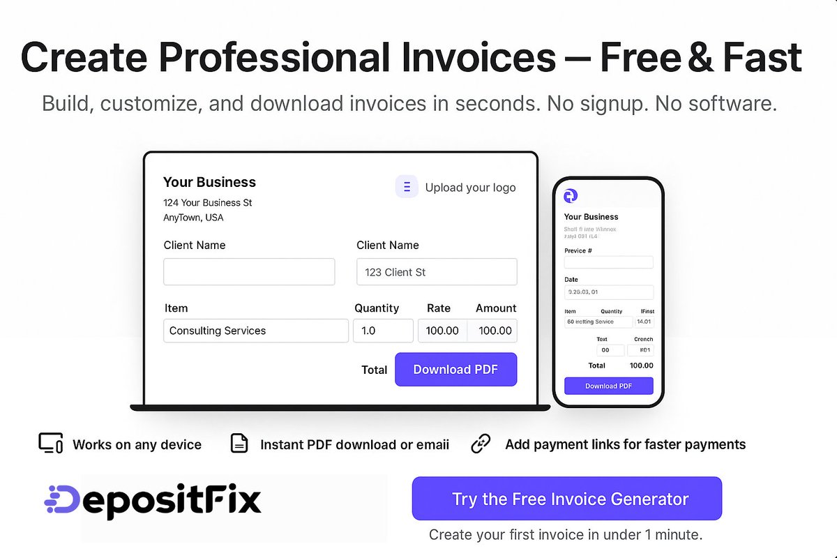 DepositFix tweet media