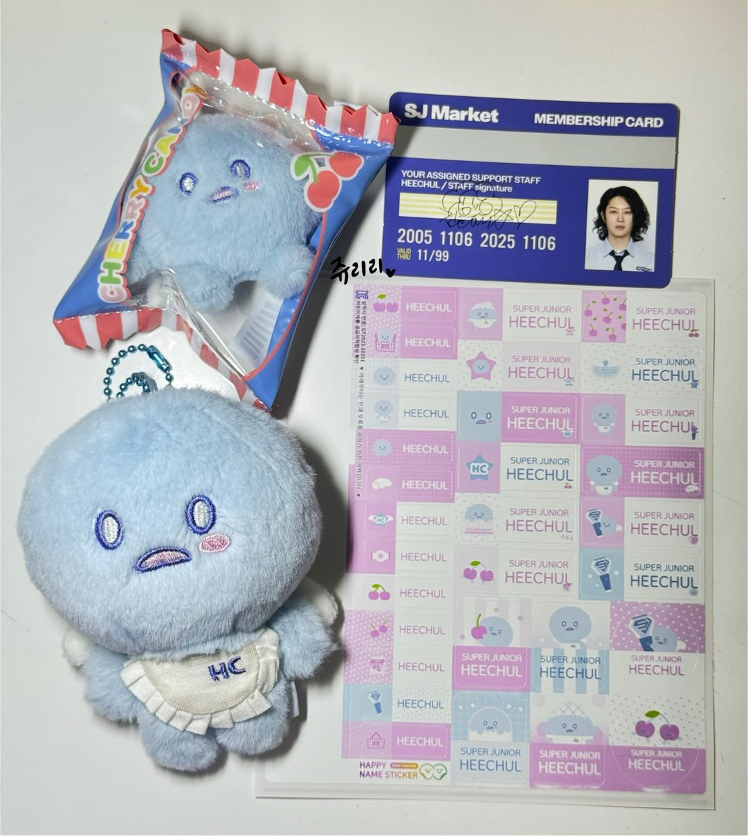 SJ Market💙 Name sticker (heechul)❣️ #SUPERJUNIOR #suju #슈퍼