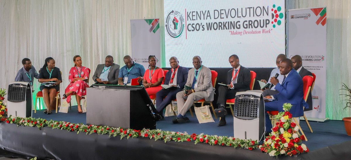 We successfully hosted a high-impact #KDCWG side event at #DevolutionConference2025 in Homa Bay, uniting government, CSOs, partners &amp; citizens to reflect on devolution &amp; chart steps for a more equitable, accountable &amp; inclusive Kenya.