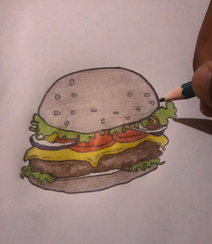 __dmark's tweet image. Drew by me🍔✍ ...sister's project:) Finally&amp;gt;to be&amp;gt;before!