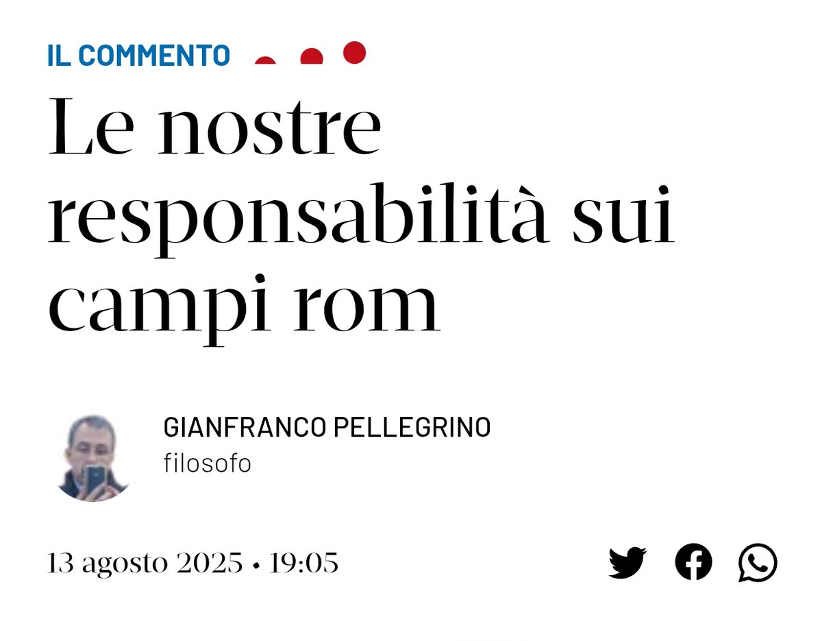 Alla fine anche stavolta è colpa di tutti tranne che dei diretti responsabili.