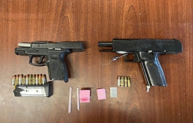 NYPD78Pct's tweet image. With the help of our elite Emergency Service Unit, the 78 Precinct Field Intelligence Officers executed a search warrant removing these 2 illegal guns from the hands of dangerous criminals @NYPDChiefOfDept @NYPDChiefPatrol @NYPDBklynSouth