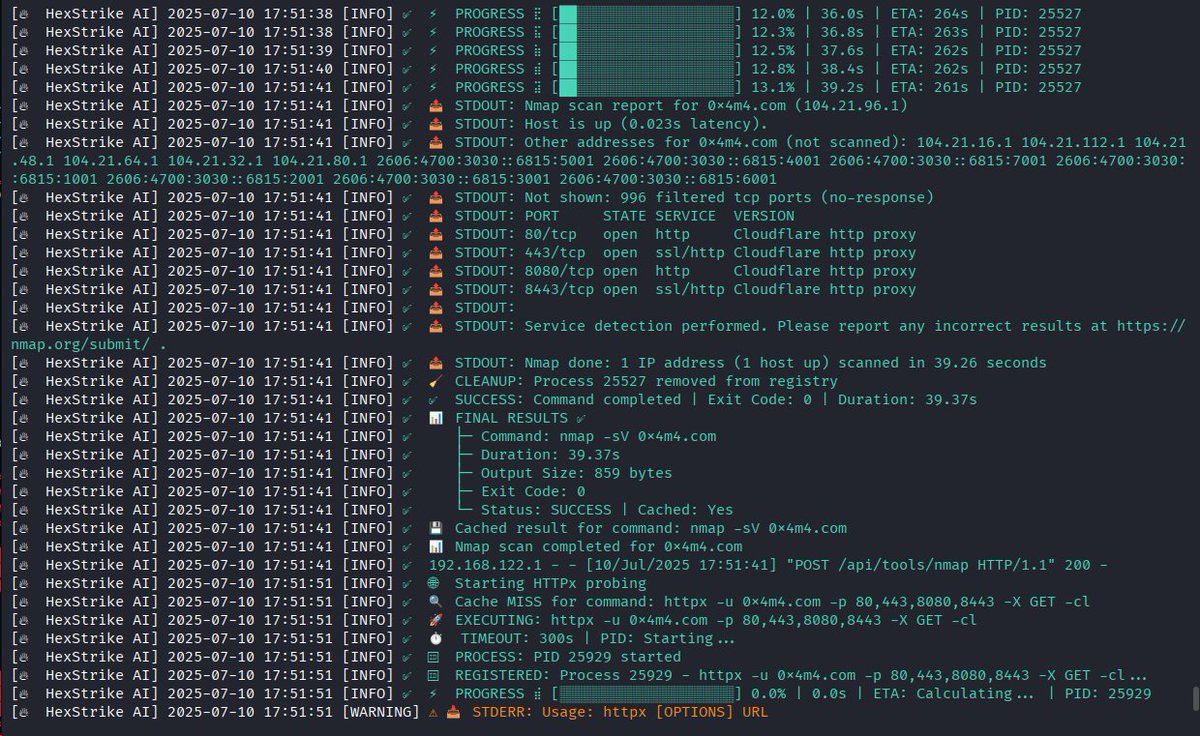 DarkWebInformer's tweet image. HexStrike AI: The World's Most Advanced AI-Powered Penetration Testing Framework with Autonomous Agents, Intelligent Decision Engine, and 150+ Security Tools.
GitHub: github.com/0x4m4/hexstrik…