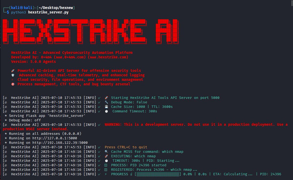 DarkWebInformer's tweet image. HexStrike AI: The World's Most Advanced AI-Powered Penetration Testing Framework with Autonomous Agents, Intelligent Decision Engine, and 150+ Security Tools.
GitHub: github.com/0x4m4/hexstrik…