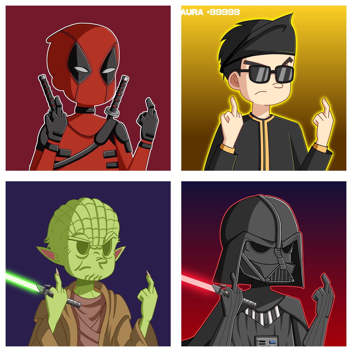 New Drop!!

🖕Toxic Kid #2 #9 #10 and #11 🖕
PFP art 1/1
Hand drawn
Floor price 4 $xrp
Available on <a href="/xrpcafe/">xrp.cafe ☕</a> 

Go grab it fast for be a part of TOXIC GANK family and show the World our Middle fingers🖕xrp.cafe/id/collection/…

#XRPhasNFTs #XRP